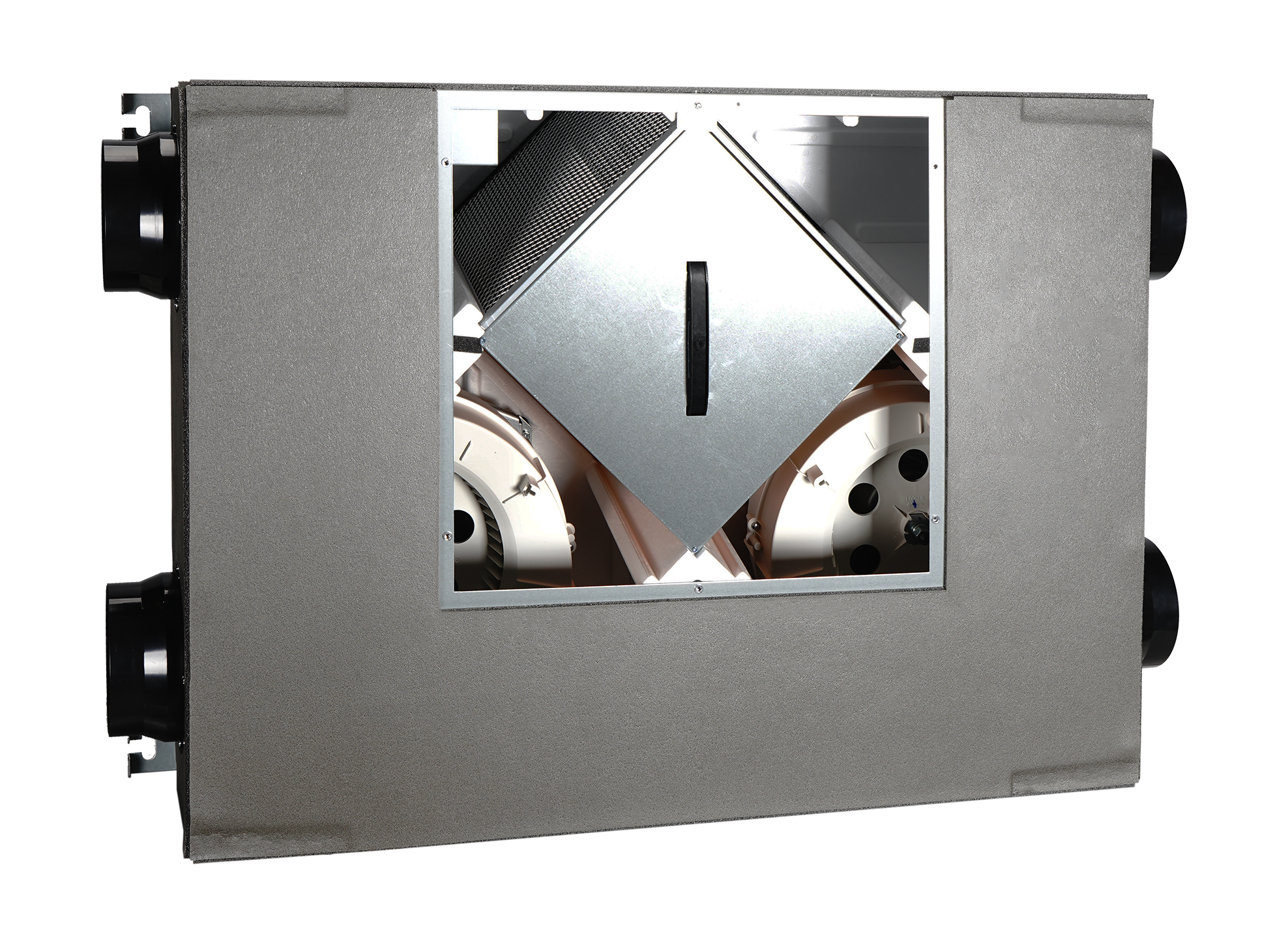 Компактная приточно-вытяжная установка с мембранным рекуператором Rona SRME 1200 H2 — изображение 2