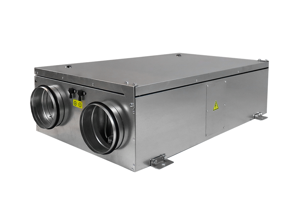 Компактная приточно-вытяжная установка с пластинчатым рекуператором BRISSAGO-EC CPW 850