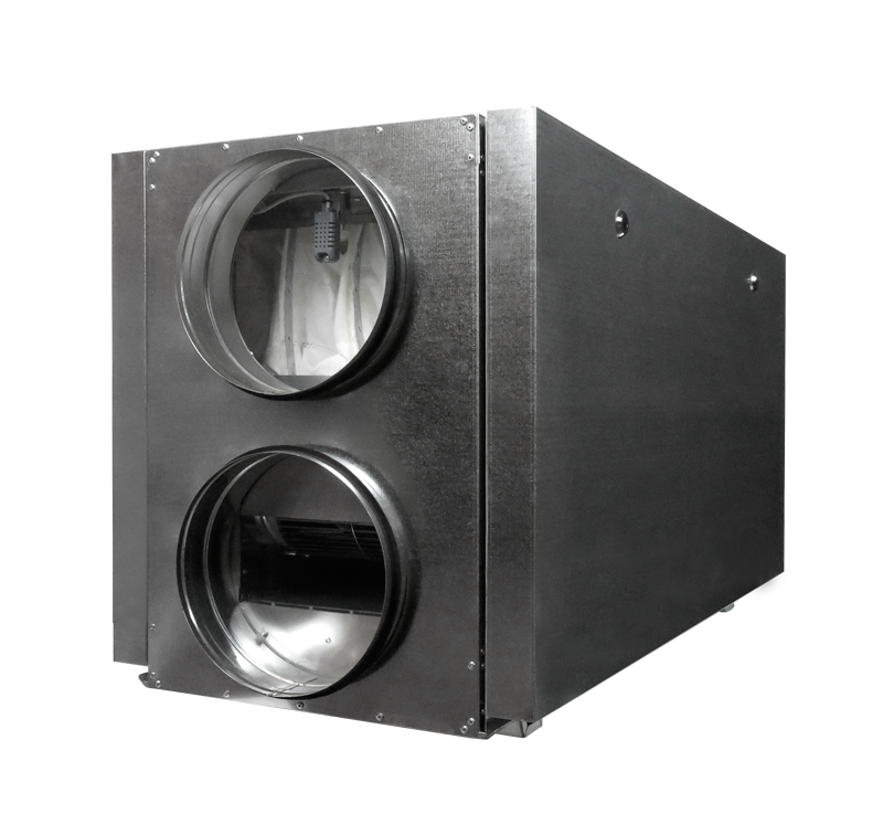 Компактная приточно-вытяжная установка с пластинчатым рекуператором BRISSAGO-EC HPE 1400