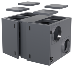 Компактная приточно-вытяжная установка серии ZPVR-N 3200 UWL ЕС