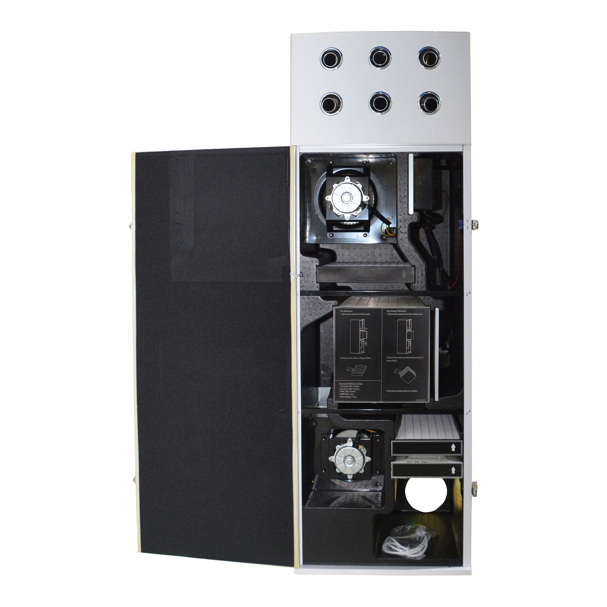 Установка приточно-вытяжная напольная SHUFT Aurora JET-600 inv — изображение 2