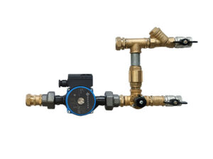 Вентиляционные приточно-вытяжные установки DANTEX Смесительные узлы для водяных калориферов без байпаса, без гибких подвод