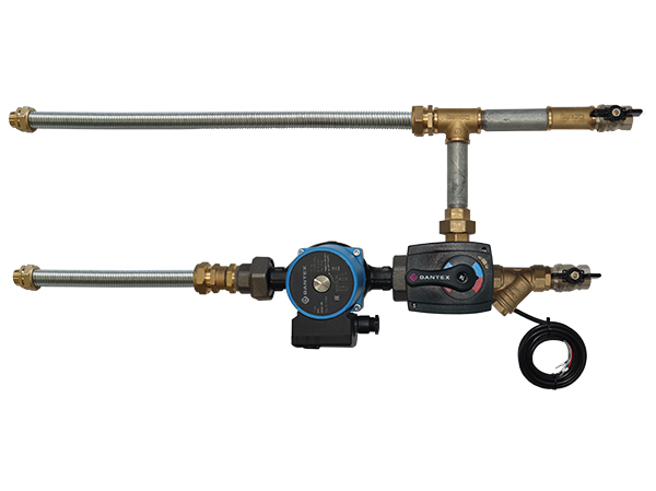 Вентиляционные приточно-вытяжные установки DANTEX Смесительные узлы для водяных калориферов без байпаса с гибкими подводками — изображение 2