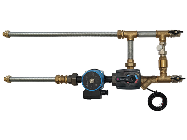 Вентиляционные приточно-вытяжные установки DANTEX Смесительные узлы для водяных калориферов с байпасом и гибкими подводками — изображение 2