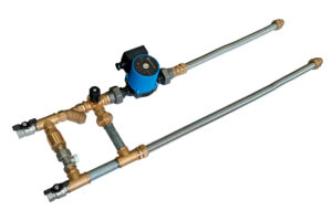 Вентиляционные приточно-вытяжные установки DANTEX Смесительные узлы для водяных калориферов с байпасом и гибкими подводками